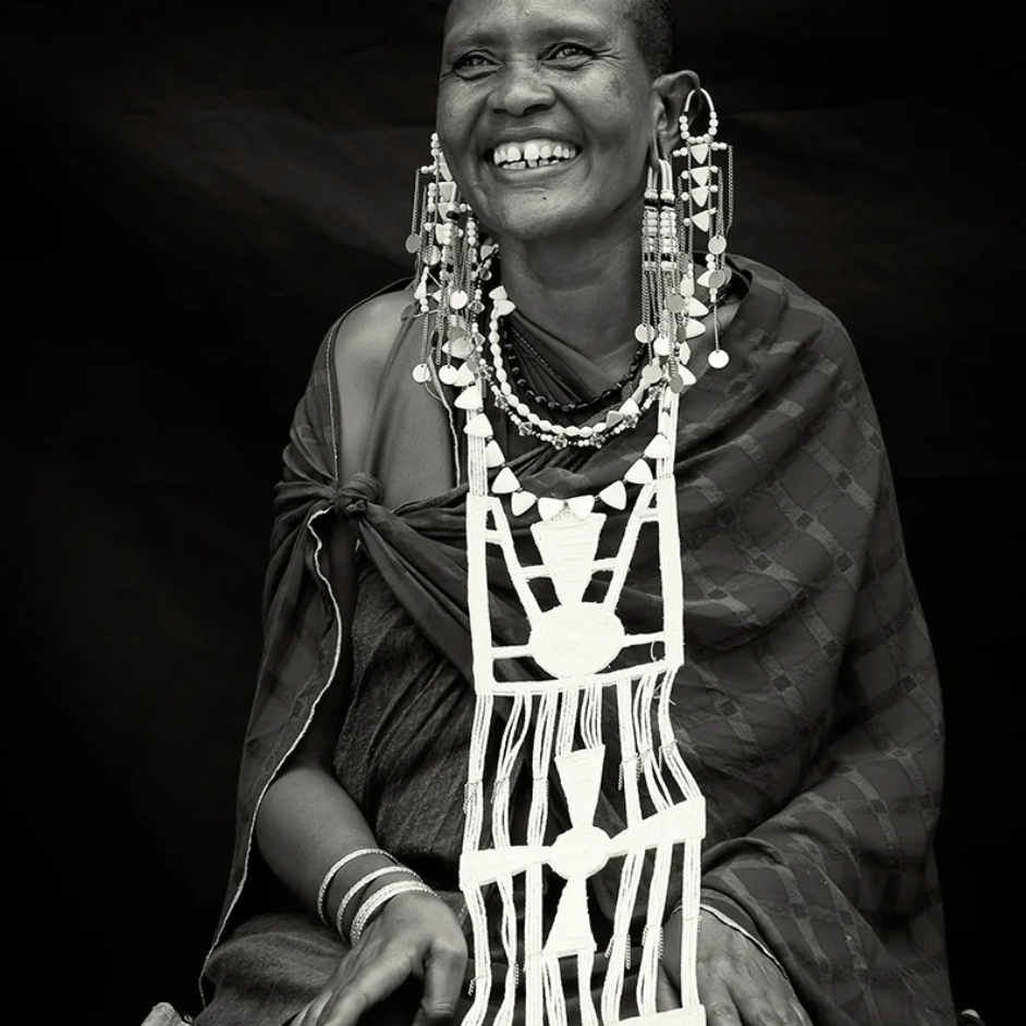 Maasai woman artisan | supporting women owned and led businesses in chicago and worldwide at Petite Protea