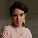 Essences Gold Floral Bouquet Necklace