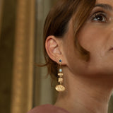 Bouquet Gold Drop Earrings