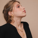Harvest Gold Leaf Necklace