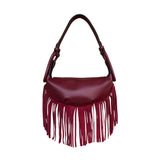 Sustainable Leather Fringe Handbag | Isidora Malva at Petite Protea