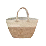 Tan Stripe Misi Mini Tote Bag