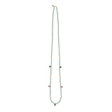Green Beaded Malachite Long Necklace
