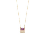 Mini Olakira Gold & Ruby Necklace