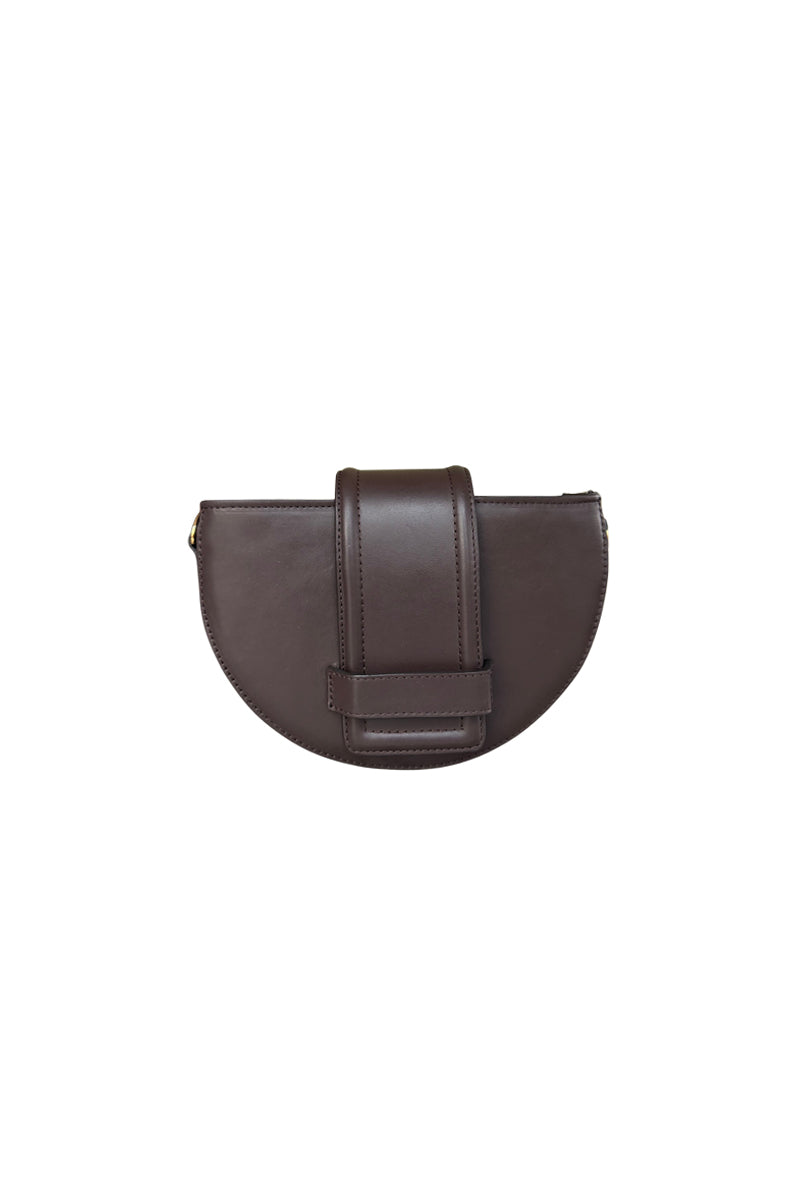 Chocolate Brown Leather Clutch | Artisan Handbags, Knitwear & Jewelry in Chicago