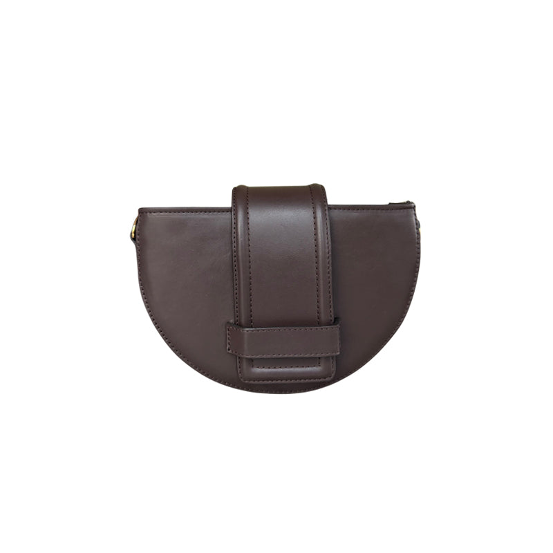 Chocolate Brown Leather Clutch | Artisan Handbags, Knitwear & Jewelry in Chicago