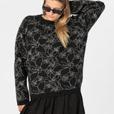 Floral merino wool sweater | Shop fair trade and ethical merino wool at Petite Protea 