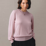 Pink merino wool sweater | Available online at Petite Protea