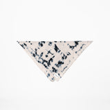 Merino Wool Blue & Ivory Shibori Scarf