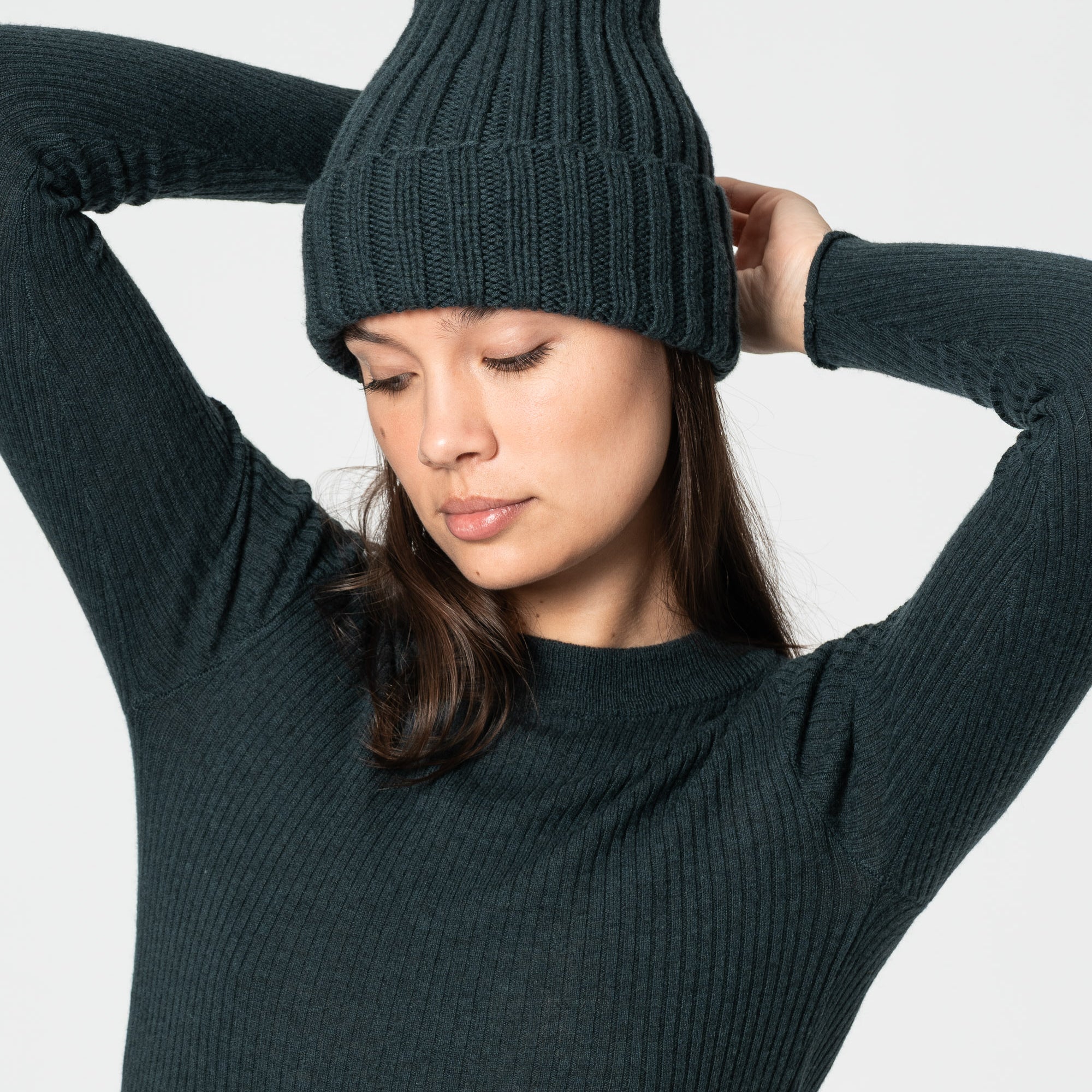 Merino Wool Green Hat | Fair Trade Gifts for Her at Petite Protea
