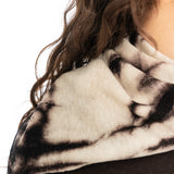 Merino Wool Scarf in Brown Shibori | Shop fair trade gifts at Petite Protea