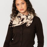 Brown Merino Wool Scarf | Curated Accessories & Knitwear in Chicago, Petite Protea