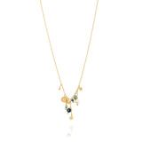 Wild Forget-Me-Nots Gold Necklace