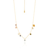 Essences Gold Floral Bouquet Necklace