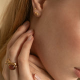 Forget-Me-Not Asymmetrical Earrings