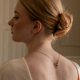 Wild Forget-Me-Nots Gold Necklace