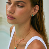 Sea & Conch Asymmetrical Gold Necklace