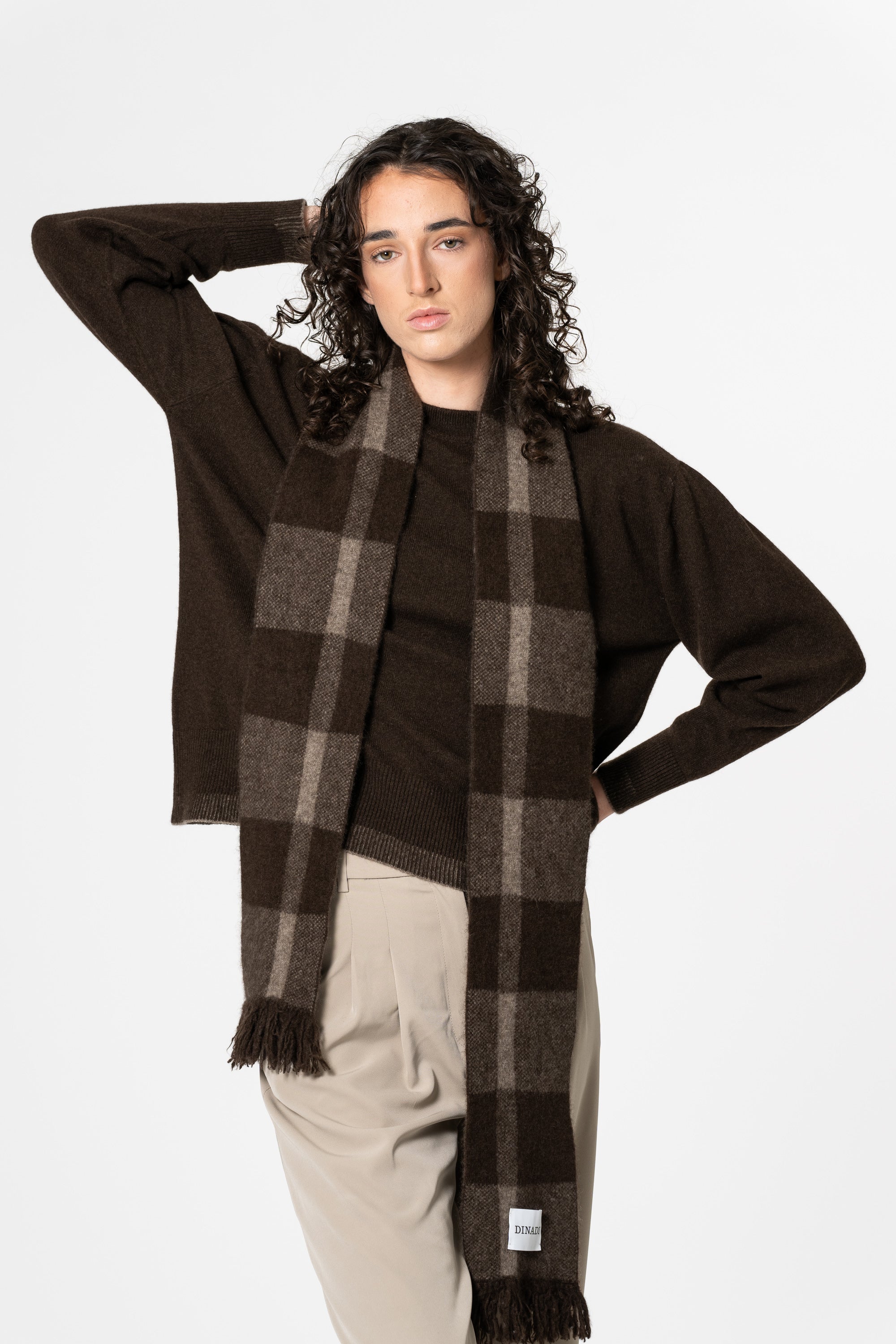 Yak Wool Plaid Scarf | Ethical Fair Trade Accessories – Petite Protea