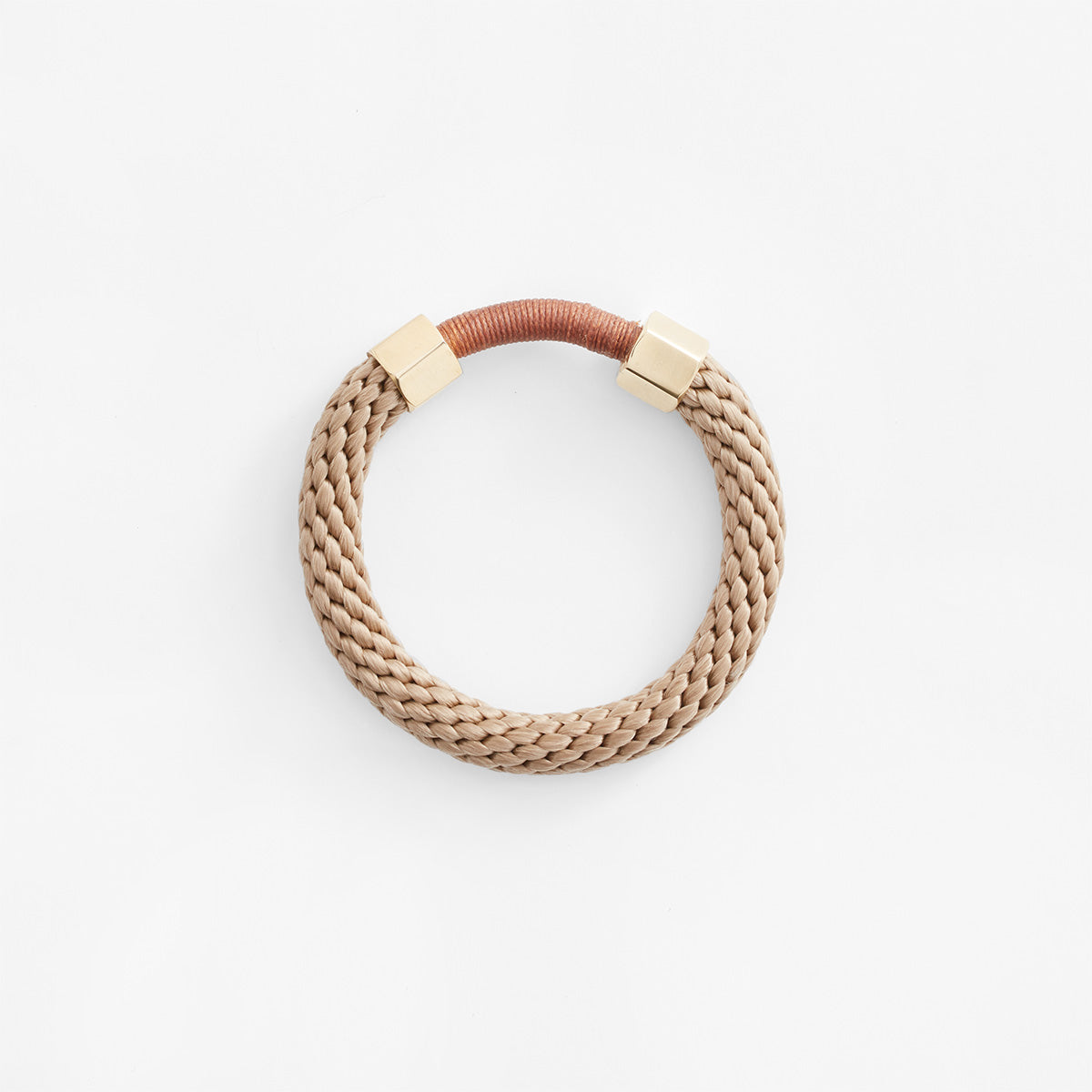 Aruba Rope & Brass Wrapped Bracelet