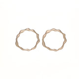 Cuiva Wave Circular Stud Earrings