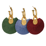 Hujan Gold Hoop Earrings