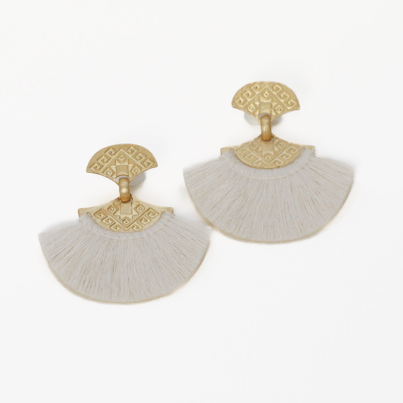 Kipas Threaded Fan Drop Earrings