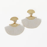 Kipas Threaded Fan Drop Earrings