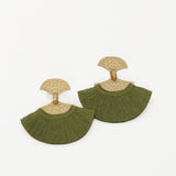 Kipas Threaded Fan Drop Earrings