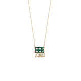 Handmade malachite beaded Olakira necklace, ethical artisan jewelry gift — Petite Protea