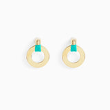 Noor Rope & Brass Earrings