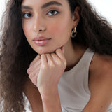 Noor Rope & Brass Earrings