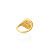 Orange Blossom Mother of Pearl Gold Ring