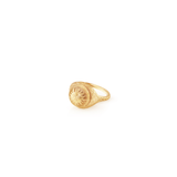 fair trade handmade gold sun ring, chicago jewelry gift store
