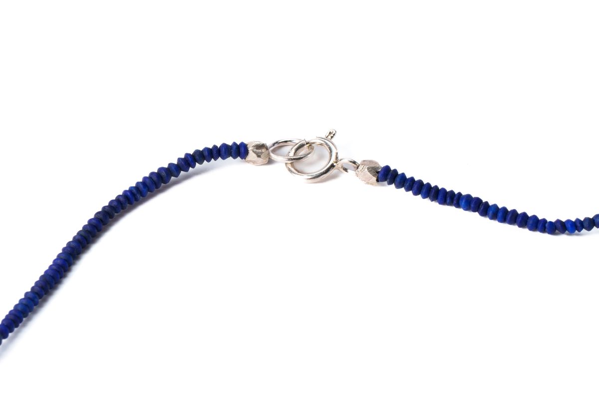 Eclipse Hand-Stamped Beaded Necklace | Artisan Jewelry – Petite Protea