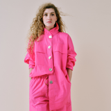 Wave Cord & Gold Earrings